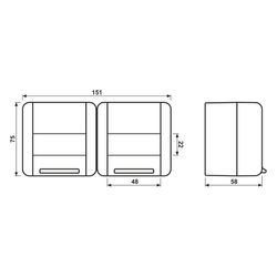 Jung Schutzkontakt-Steckdose WG 800 8220NAW, IP44, Kunststoff, Grau, 1 Stück... JUNGE-8220NAW 4011377658202 (Abb. 1)