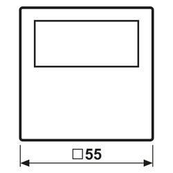 JUNG HOME Raumthermostat-Display, Serie AS/A, Glas, Alpinweiß... JUNGE-BTA1791WW 4011377202672 (Abb. 1)