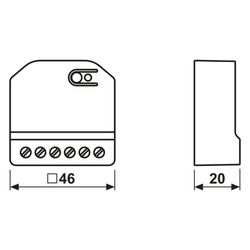 Jung Schaltaktor, 2fach mit 2 Binäreingängen, Unterputz, 230V... JUNGE-BTPS2B2U 4011377360082 (Abb. 1)