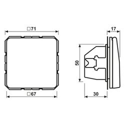 Jung Schutzkontakt-Steckdose CD CD1520BFKL, 16A 250V, Thermoplast, Weiß, 1 Stück... JUNGE-CD1520BFKL 4011377061965 (Abb. 1)