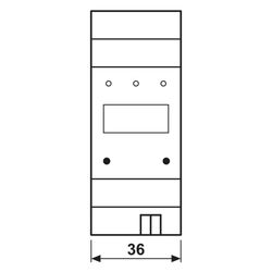 Jung KNX IP-Schnittstelle, IPS300SREG, REG, 2 TE, Secure... JUNGE-IPS300SREG 4011377173378 (Abb. 1)