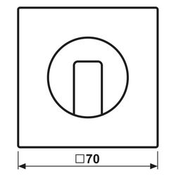 Jung Abdeckung für Drehschalter, Serie LS, LS1941WW, 70x70mm, Duroplast, Alpinweiß... JUNGE-LS1941WW 4011377114289 (Abb. 1)
