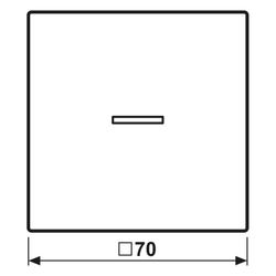 Jung Wippe LS 990 KO 5, 70x70mm, Duroplast, Weiß... JUNGE-LS990KO5 4011377211452 (Abb. 1)