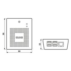 Jung Smart Visu Server, mit Eurostecker... JUNGE-SV-SERVER2 4011377322530 (Abb. 1)
