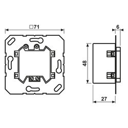 Jung Spannungsversorgung UP WC 230-15, 15W, Kunststoff, Schwarz... JUNGE-WC230-15 4011377362819 (Abb. 1)