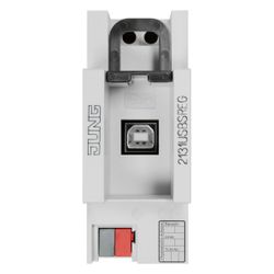 Jung USB-Datenschnittstelle 2131USBSREG, 2 TE... JUNGE-2131USBSREG 4011377171770 (Abb. 1)