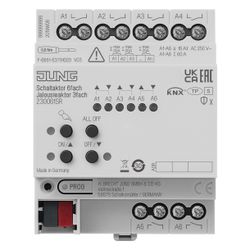 Jung KNX Schaltaktor 6fach, KNX Jalousieaktor 3fach, 230061SR, REG, 4 TE, Secure... JUNGE-230061SR 4011377179110 (Abb. 1)