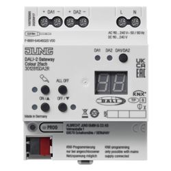 Jung KNX DALI-2 Gateway 30128 1S DA2 R Colour 2fach, REG, 4 TE, Secure... JUNGE-301281SDA2R 4011377207080 (Abb. 1)