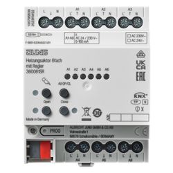 Jung KNX Heizungsaktor 6fach 36006 1S R, 4 TE, REG... JUNGE-360061SR 4011377322318 (Abb. 1)