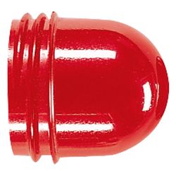 Jung Schraubhaube 37R, hoch, Thermoplast, Rot... JUNGE-37R 4011377254503 (Abb. 1)