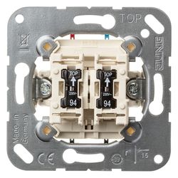 Jung Serienschalter, 10 AX 250 V, Unterputz, Weiß... JUNGE-505KOU5 4011377262454 (Abb. 1)