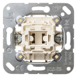 Jung Kreuzschalter 507U, 10A 250V, Unterputz, Weiß... JUNGE-507U 4011377263307 (Abb. 1)
