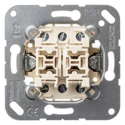 Jung Doppeltaster 539U, 10A 250V, Unterputz... JUNGE-539U 4011377274600 (Abb. 1)