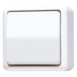 Jung Wippschalter, Universal Aus-Wechsel AP 600, 10 AX 250 V, Kunststoff, Alpinweiß... JUNGE-606AWW 4011377856004 (Abb. 1)