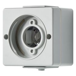 Jung Lichtsignal WG 600, E14, Kunststoff, Grau... JUNGE-637-14W 4011377388000 (Abb. 1)