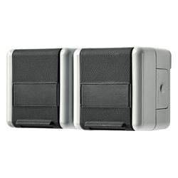 Jung Schutzkontakt-Steckdose WG 800 8220NAW, IP44, Kunststoff, Grau, 1 Stück... JUNGE-8220NAW 4011377658202 (Abb. 1)