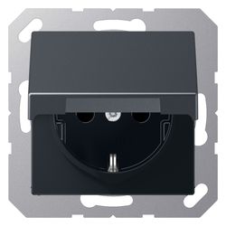 Jung Schutzkontakt-Steckdose Serie A A1520BFKLANM, 16A 250V, Thermoplast lackiert, ... JUNGE-A1520BFKLANM 4011377128378 (Abb. 1)