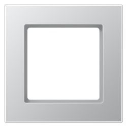 Jung Rahmen A 550, 1fach, Thermoplast lackiert, Aluminium... JUNGE-A5581BFAL 4011377172913 (Abb. 1)