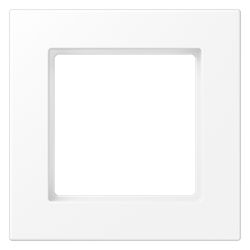Jung Rahmen 1fach A 550, 85x85mm, Thermoplast lackiert, Schneeweiß matt... JUNGE-A5581BFWWM 4011377185609 (Abb. 1)