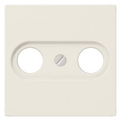 Jung Abdeckung für Antennendosen AS A561PLTV, 55x55mm, Duroplast, Weiß... JUNGE-A561PLTV 4011377306851 (Abb. 1)