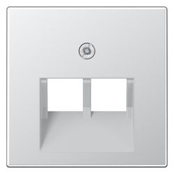 Jung Abdeckung für IAE/UAE-Anschlussdosen Serie A A569-2BFPLUAAL, 55x55mm, Thermo... JUNGE-A569-2BFPLUAAL 4011377088061 (Abb. 1)