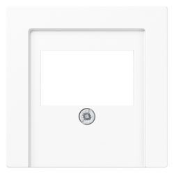 Jung Abdeckung für TAE-Anschlussdosen Serie AS/A, 55x55mm, Duroplast, Alpinweiß... JUNGE-A569PLTWW 4011377040052 (Abb. 1)