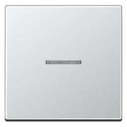Jung Wippe A 590 KO 5 AL, 55x55mm, Duroplast lackiert, Aluminium... JUNGE-A590KO5AL 4011377210653 (Abb. 1)