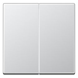 Jung Wippe A595AL, 55x55mm, Duroplast lackiert, Aluminium... JUNGE-A595AL 4011377126657 (Abb. 1)