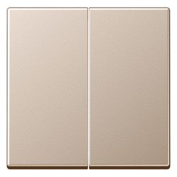 Jung Wippe 2fach Serie A A595CH, 55x55mm, Duroplast lackiert, Champagner... JUNGE-A595CH 4011377093959 (Abb. 1)