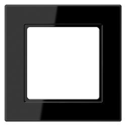 Jung Rahmen A CREATION AC581SW 1fach, 84x84mm, Duroplast, Schwarz... JUNGE-AC581SW 4011377038288 (Abb. 1)