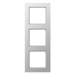 Jung Rahmen 3fach A CREATION AC 583 AL, 84x226mm, Duroplast lackiert, Aluminium... JUNGE-AC583AL 4011377026599 (Abb. 1)