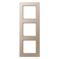 Jung Rahmen 3fach A CREATION, 84x226mm, Duroplast lackiert, Champagner... JUNGE-AC583CH 4011377094772 (Abb. 1)
