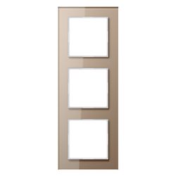 Jung Glasrahmen A CREATION AC583GLCH, 3fach, Glas, Champagner... JUNGE-AC583GLCH 4011377094888 (Abb. 1)