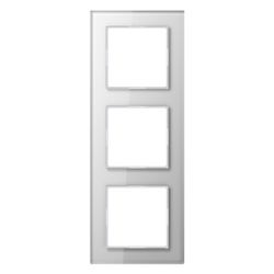 Jung Glasrahmen A CREATION AC583GLWW, 3fach, Glas, Alpinweiß... JUNGE-AC583GLWW 4011377053496 (Abb. 1)