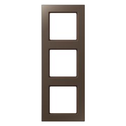Jung Rahmen 3fach A CREATION, 84x226mm, Duroplast lackiert, Mokka... JUNGE-AC583MO 4011377094789 (Abb. 1)