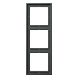 Jung Rahmen 3fach LS 990, 81x223mm, Aluminium, Anthrazit... JUNGE-AL2983AN 4011377010420 (Abb. 1)
