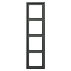 Jung Rahmen 4fach LS 990, 81x294mm, Aluminium, Anthrazit... JUNGE-AL2984AN 4011377010437 (Abb. 1)