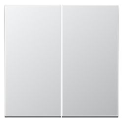 Jung Wippe LS AL 2995, 70x70mm, Metall, Aluminium... JUNGE-AL2995 4011377182950 (Abb. 1)