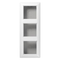 Jung Aufputz-Kappe AS 500, 3fach, Duroplast, Alpinweiß... JUNGE-AS583AWW 4011377338753 (Abb. 1)
