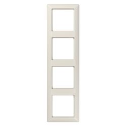 Jung Rahmen AS 500, 4fach, Duroplast, Weiß, 80,5x293,5mm... JUNGE-AS584 4011377309258 (Abb. 1)
