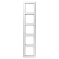Jung Rahmen AS 500 AS585WW, 5fach, Duroplast, Alpinweiß... JUNGE-AS585WW 4011377309852 (Abb. 1)