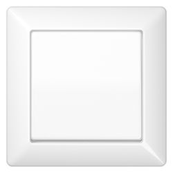 Jung Wippe AS 590 WW, 80,5x80,5x15mm, Duroplast, Alpinweiß... JUNGE-AS590WW 4011377296657 (Abb. 1)
