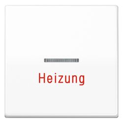 Jung Wippe AS, 1fach, Heizung, mit Lichtleiter, 55x55mm, Duroplast, Alpinweiß... JUNGE-AS591HWW 4011377297555 (Abb. 1)