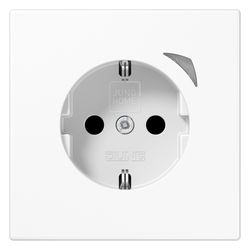Jung Schutzkontakt-Steckdose HOME LS BTLS1521SWW, 16A 250V, Thermoplast, Alpinweiß... JUNGE-BTLS1521SWW 4011377211926 (Abb. 1)