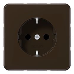 Jung Schutzkontakt-Steckdose Serie CD CD1520BR, 16A 250V, Duroplast, Braun... JUNGE-CD1520BR 4011377059887 (Abb. 1)