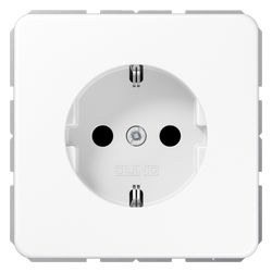 Jung Schutzkontakt-Steckdose CD 1520KIWW, 16A 250V, Duroplast, Alpinweiß... JUNGE-CD1520KIWW 4011377065369 (Abb. 1)