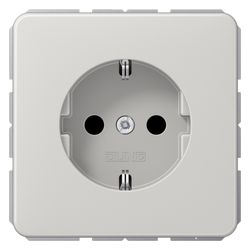 Jung Schutzkontakt-Steckdose Serie CD CD1520LG, 16A 250V, Duroplast, Lichtgrau... JUNGE-CD1520LG 4011377059917 (Abb. 1)
