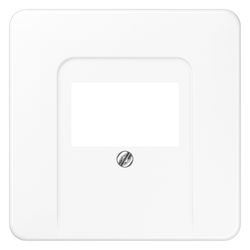 Jung Abdeckung für TAE-Anschlussdosen, Serie CD, CD569TWW, 1fach, Thermoplast, Alpinwei... JUNGE-CD569TWW 4011377050907 (Abb. 1)