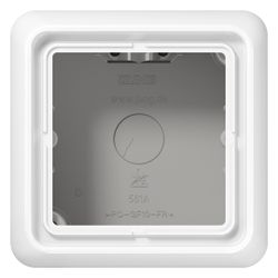 Jung Aufputz-Kappe CD 500, 1fach, Duroplast, Alpinweiß... JUNGE-CD581AWW 4011377051409 (Abb. 1)
