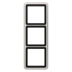 Jung Rahmen 3fach CD 500, 81x223mm, Aluminium, Platin... JUNGE-CD583PT 4011377055902 (Abb. 1)